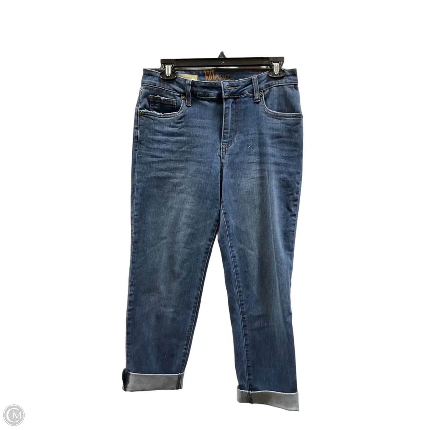 Jeans Straight By Kut In Blue, Size: 8