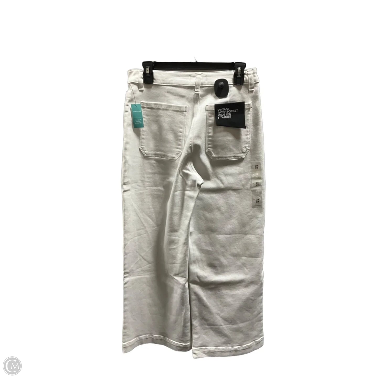 Jeans Wide Leg By Silver In Cream, Size: 6