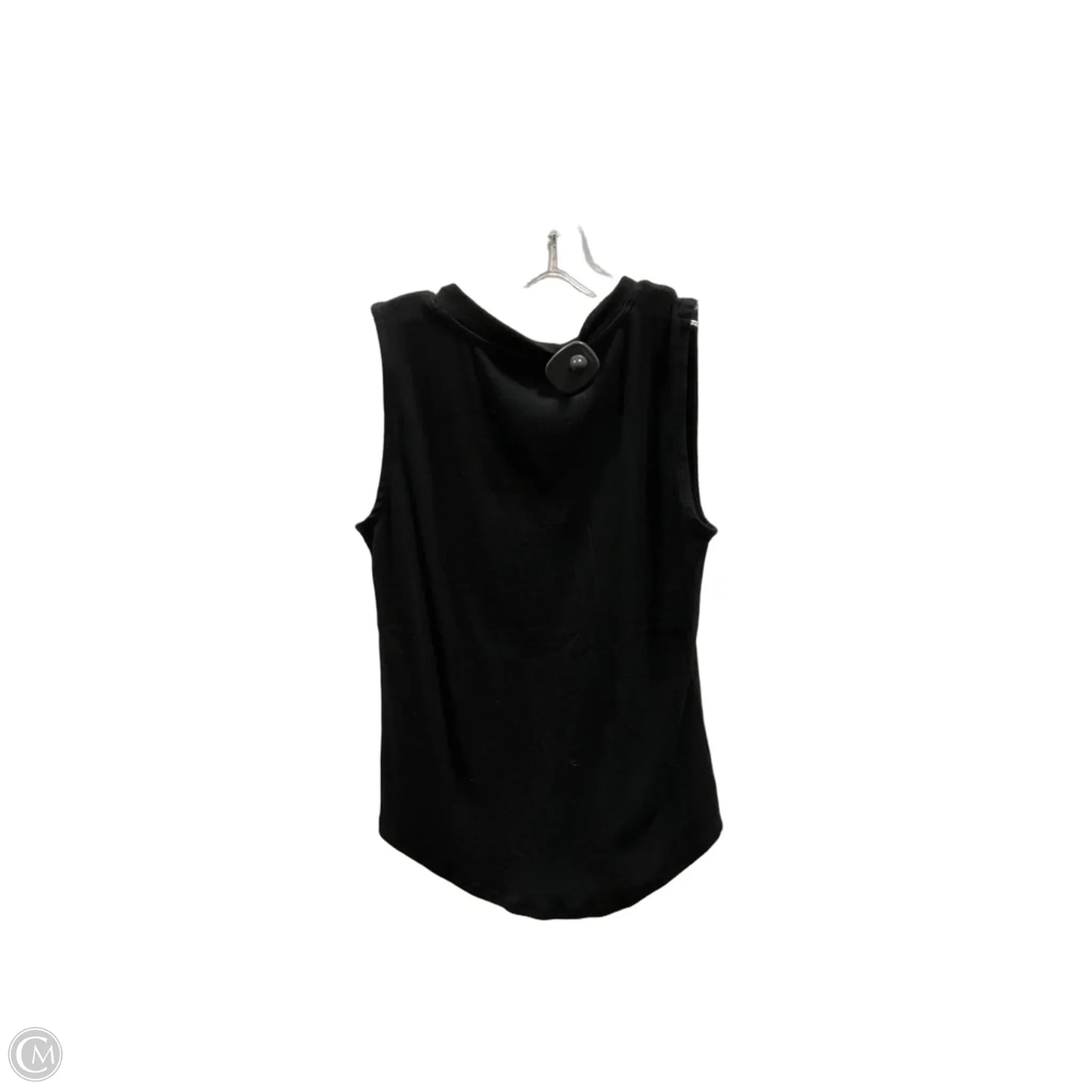 Top Sleeveless By Loft In Black, Size: L