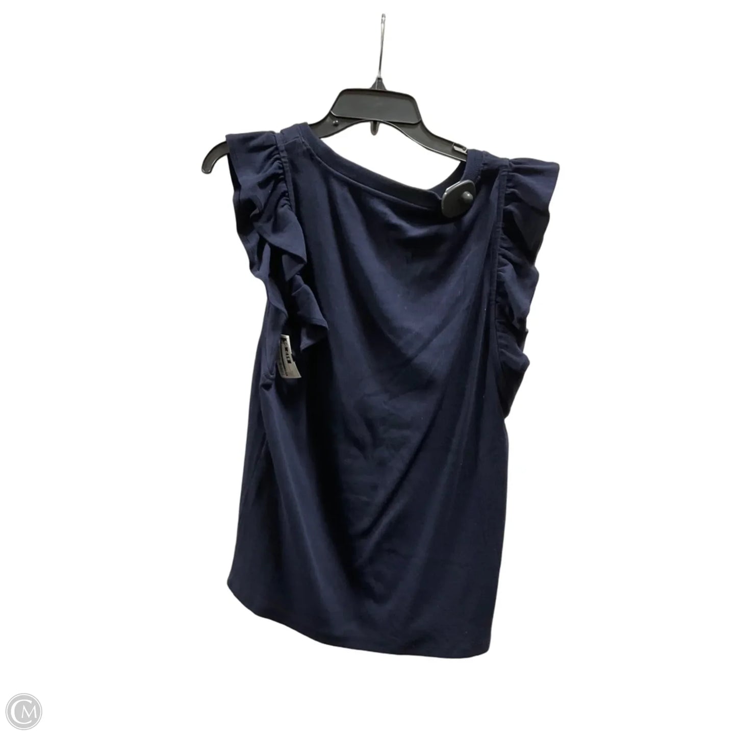 Top Sleeveless By Loft In Navy, Size: L