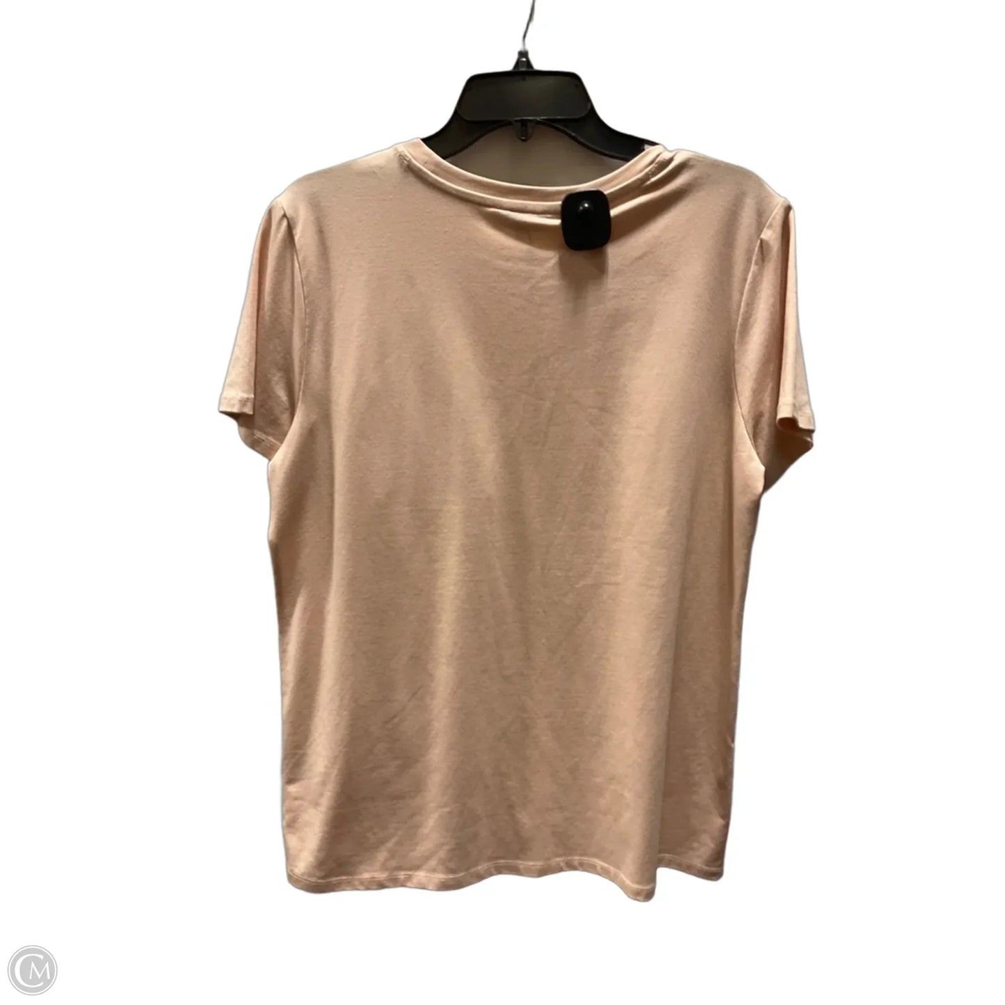 Top Short Sleeve By Calvin Klein In Pink, Size: M