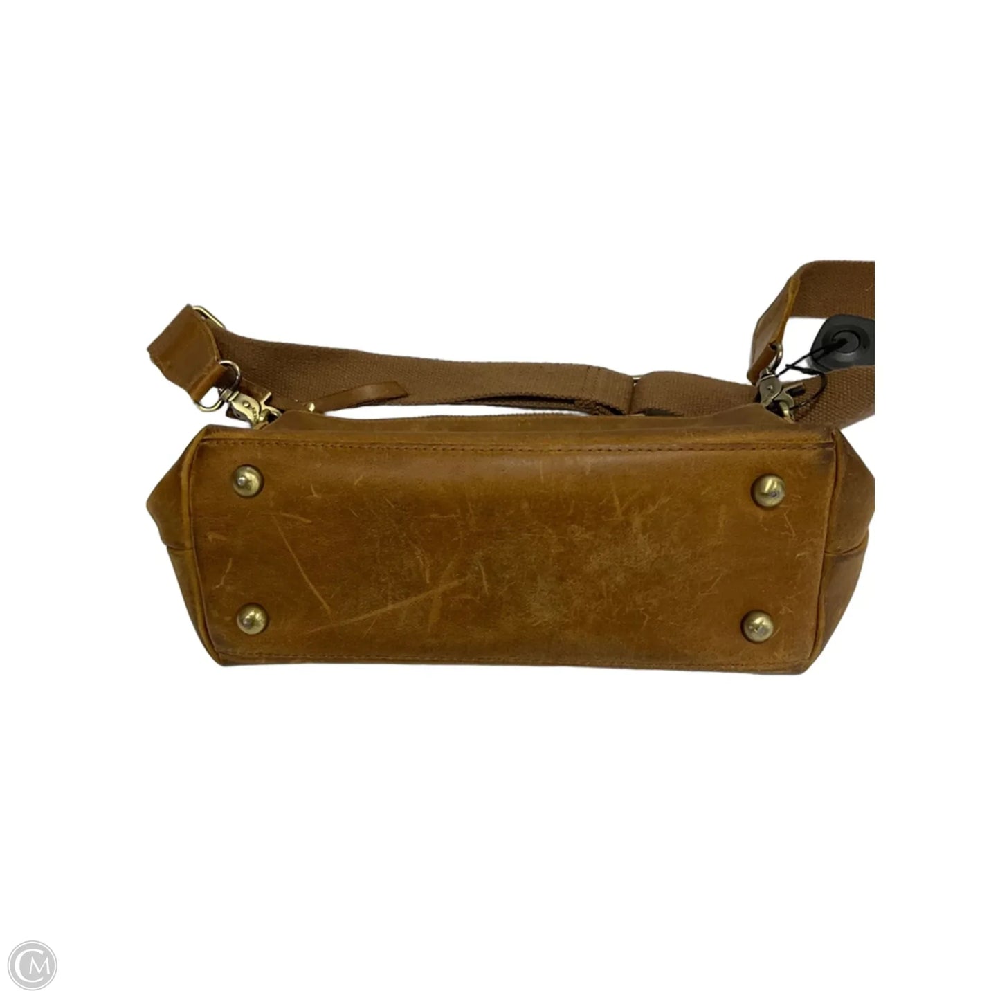 Handbag Leather By Cmf, Size: Medium
