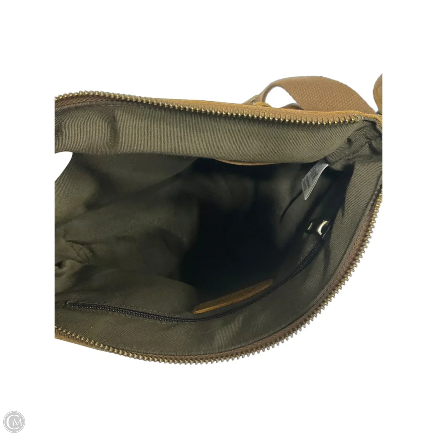 Handbag Leather By Cmf, Size: Medium