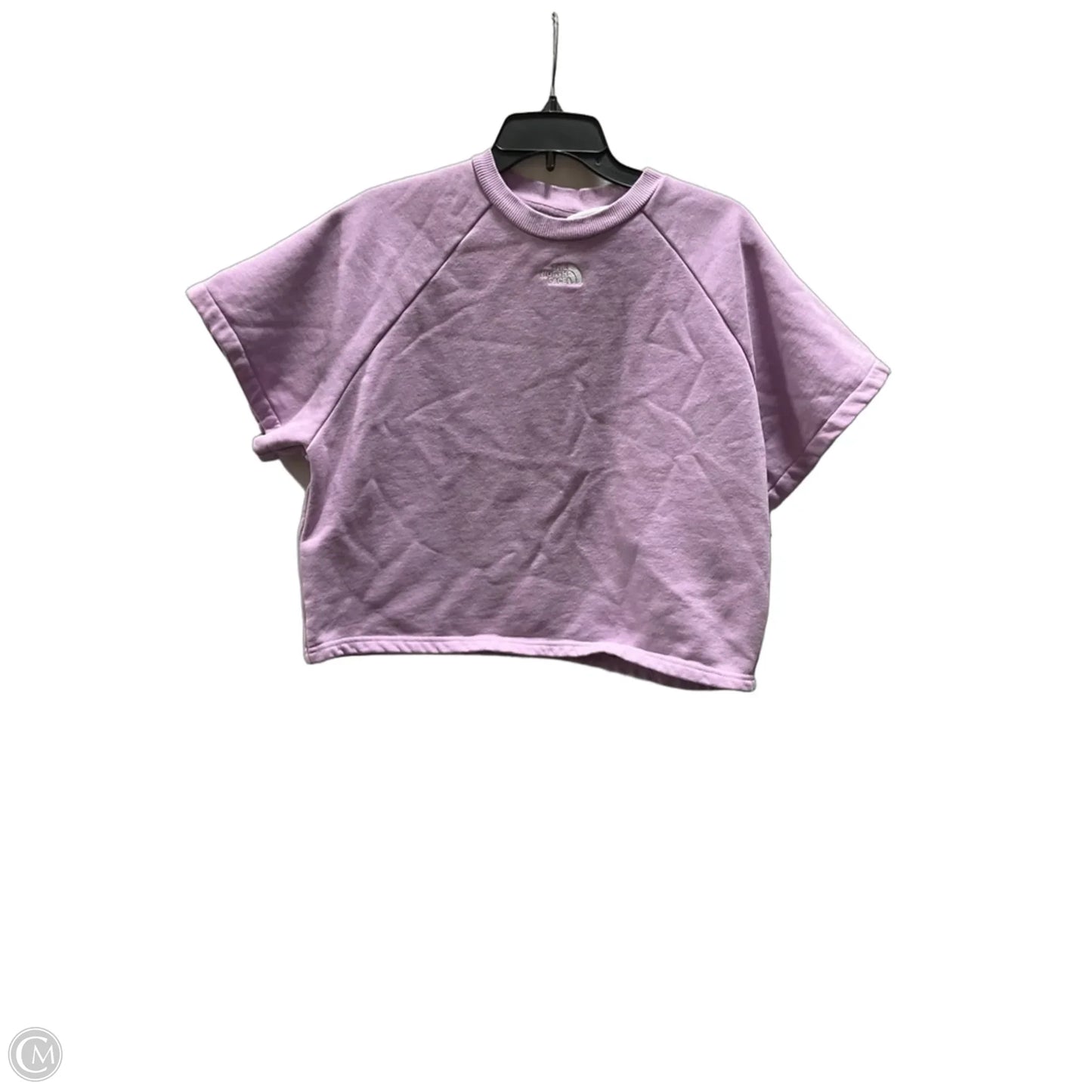 Athletic Top Short Sleeve By The North Face In Purple, Size: S