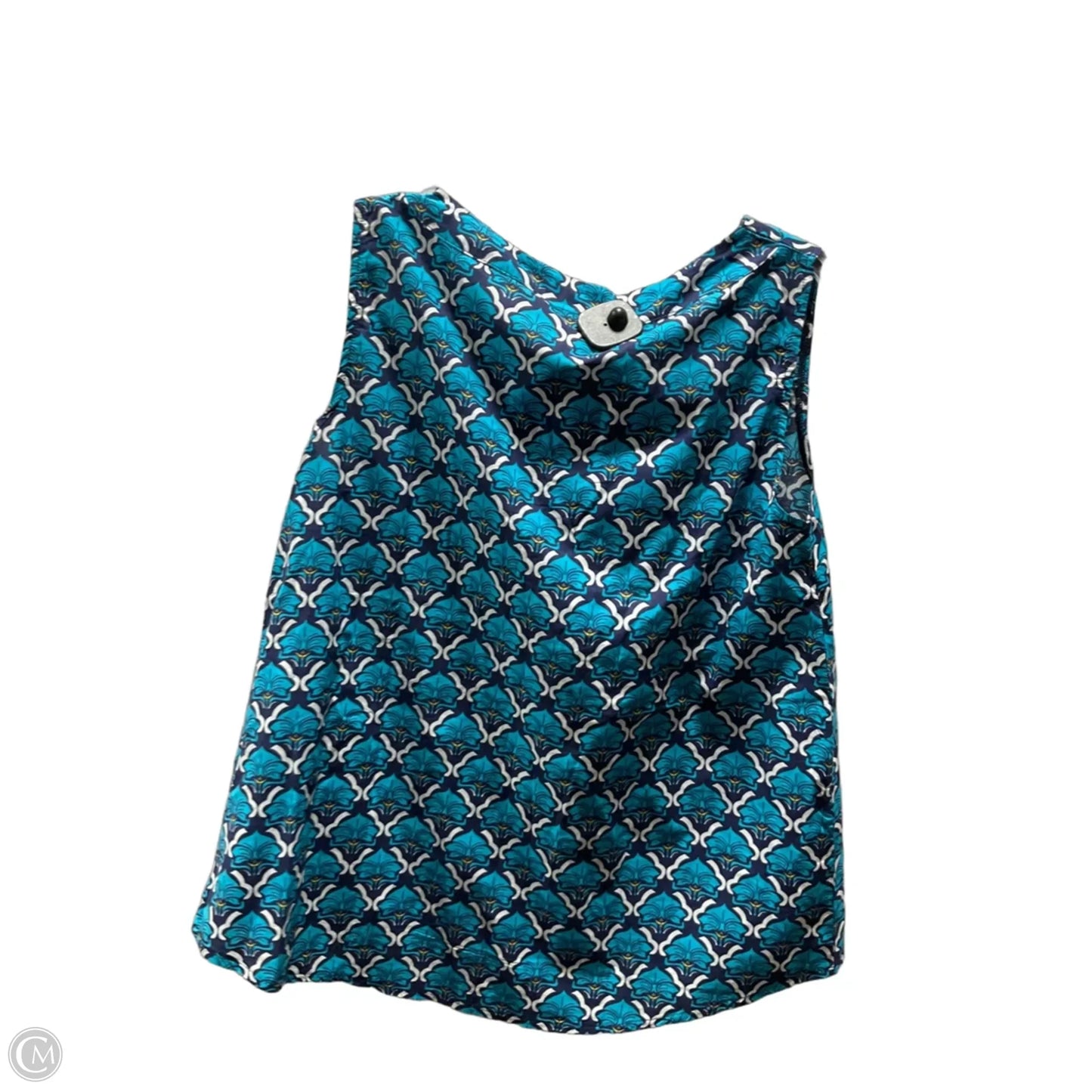 Top Sleeveless By Tracy Negoshian In Teal, Size: M
