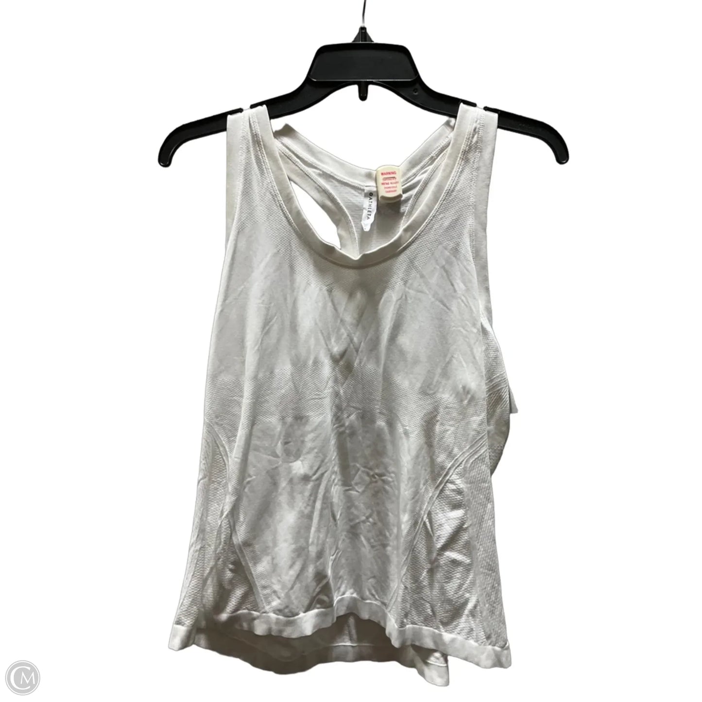 Athletic Tank Top By Athleta In Cream, Size: 1x