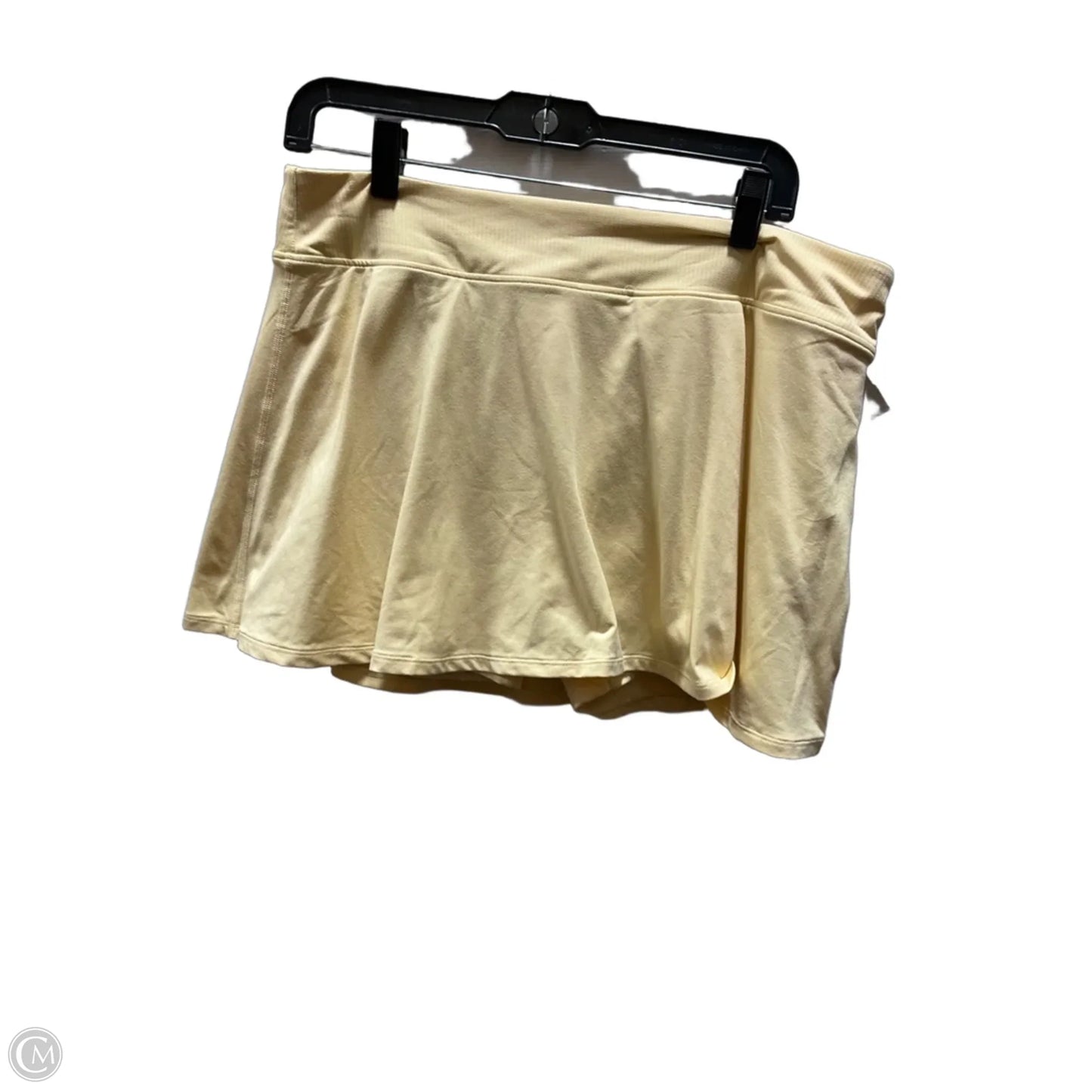 Athletic Skort By Nike Apparel In Yellow, Size: Xl