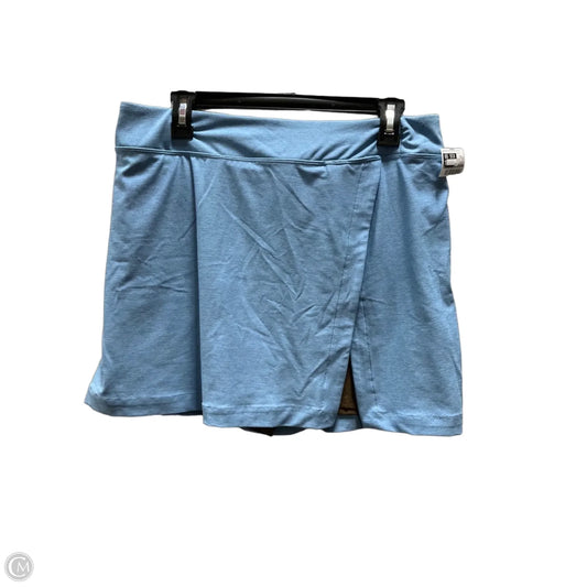 Athletic Skort By Outdoor Voices In Blue & Brown, Size: Xl