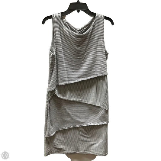 Dress Casual Midi By Neon Buddha In Striped Pattern, Size: M