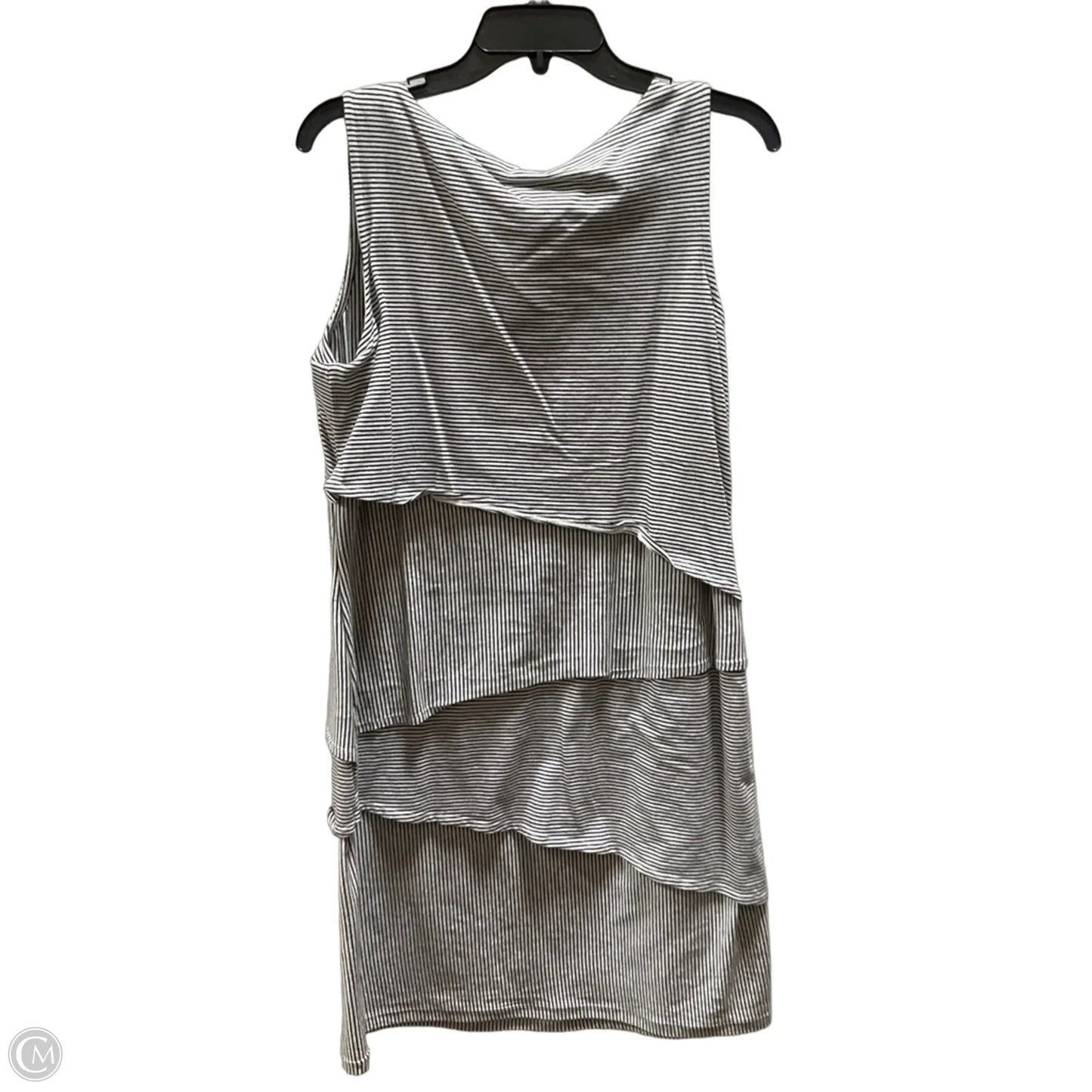 Dress Casual Midi By Neon Buddha In Striped Pattern, Size: M