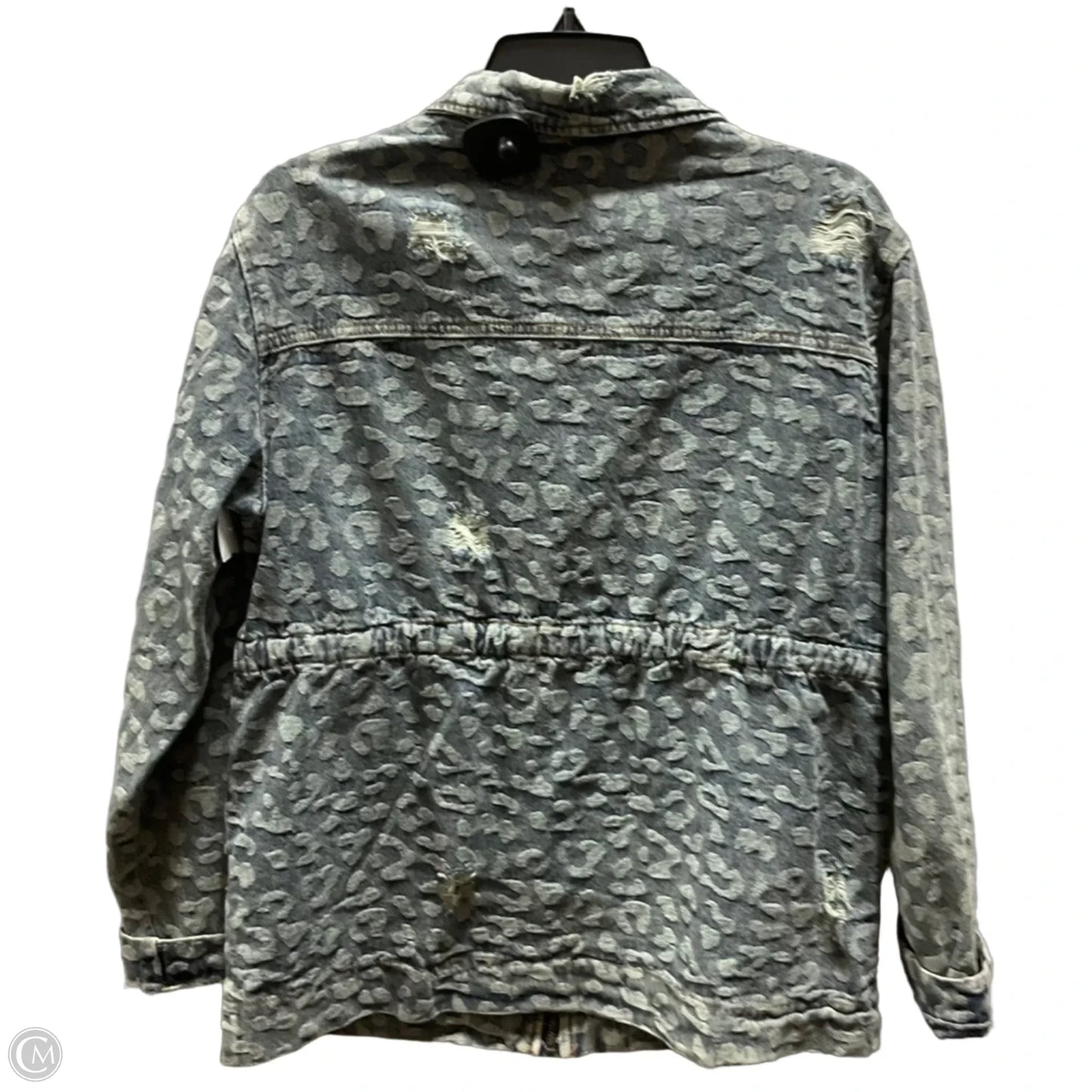Jacket Denim By Pol In Blue, Size: M