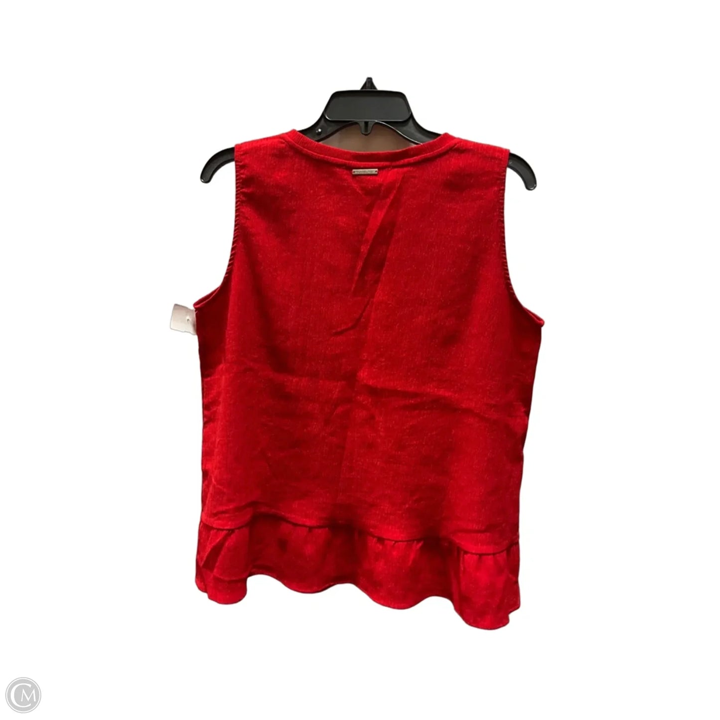 Top Sleeveless By Michael By Michael Kors In Red, Size: L