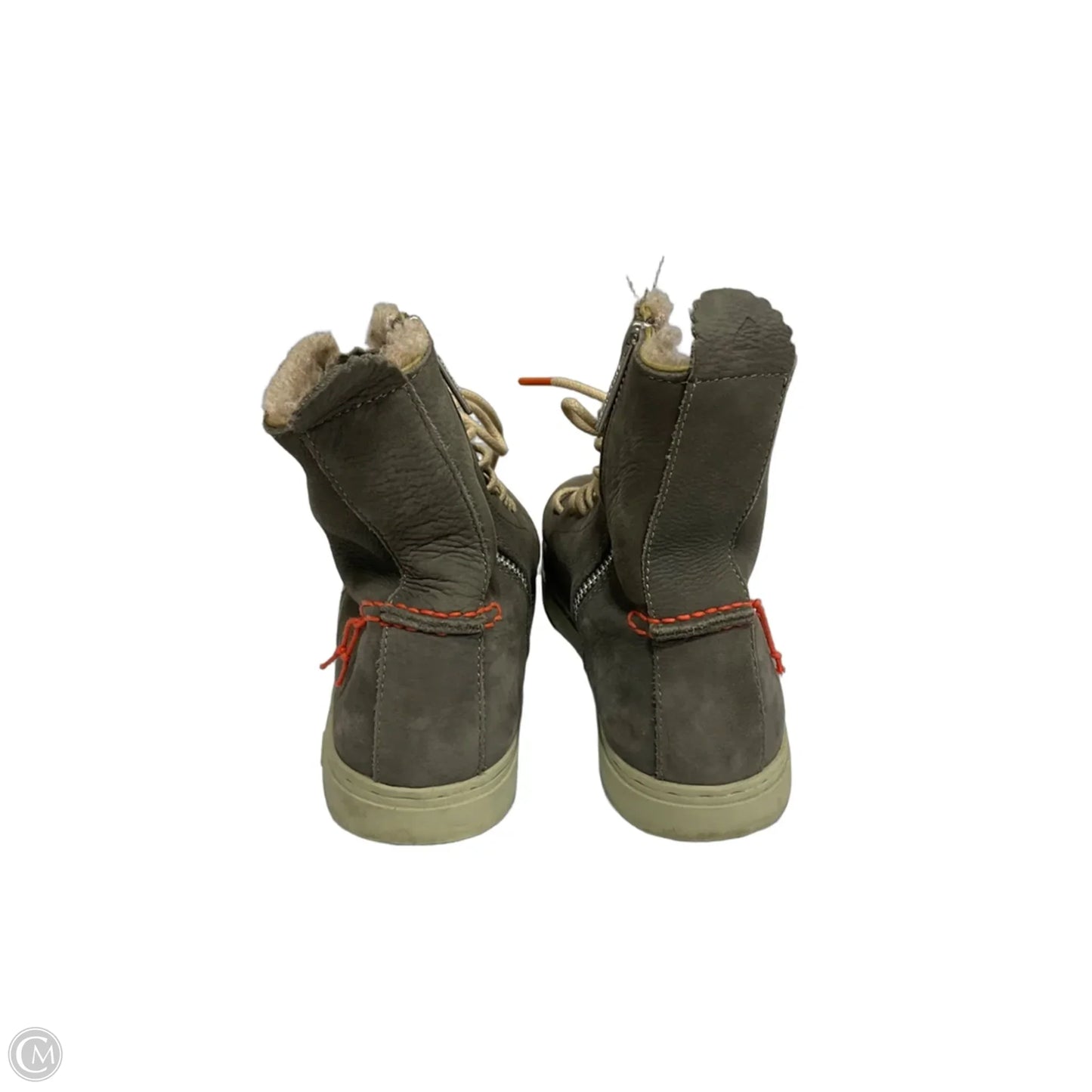 Boots Ankle Flats By Cma In Grey, Size: 9