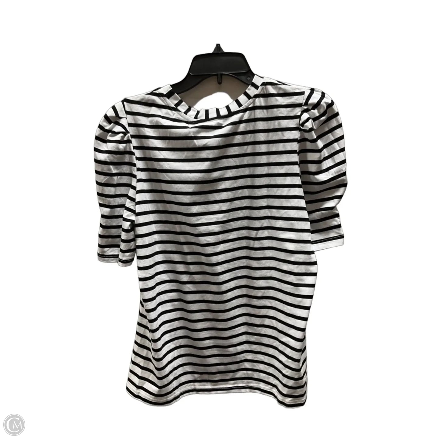 Top Short Sleeve By Dokotoo In Striped Pattern, Size: M