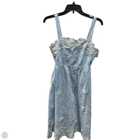 Dress Casual Midi By Cleobella In Blue & Cream, Size: S