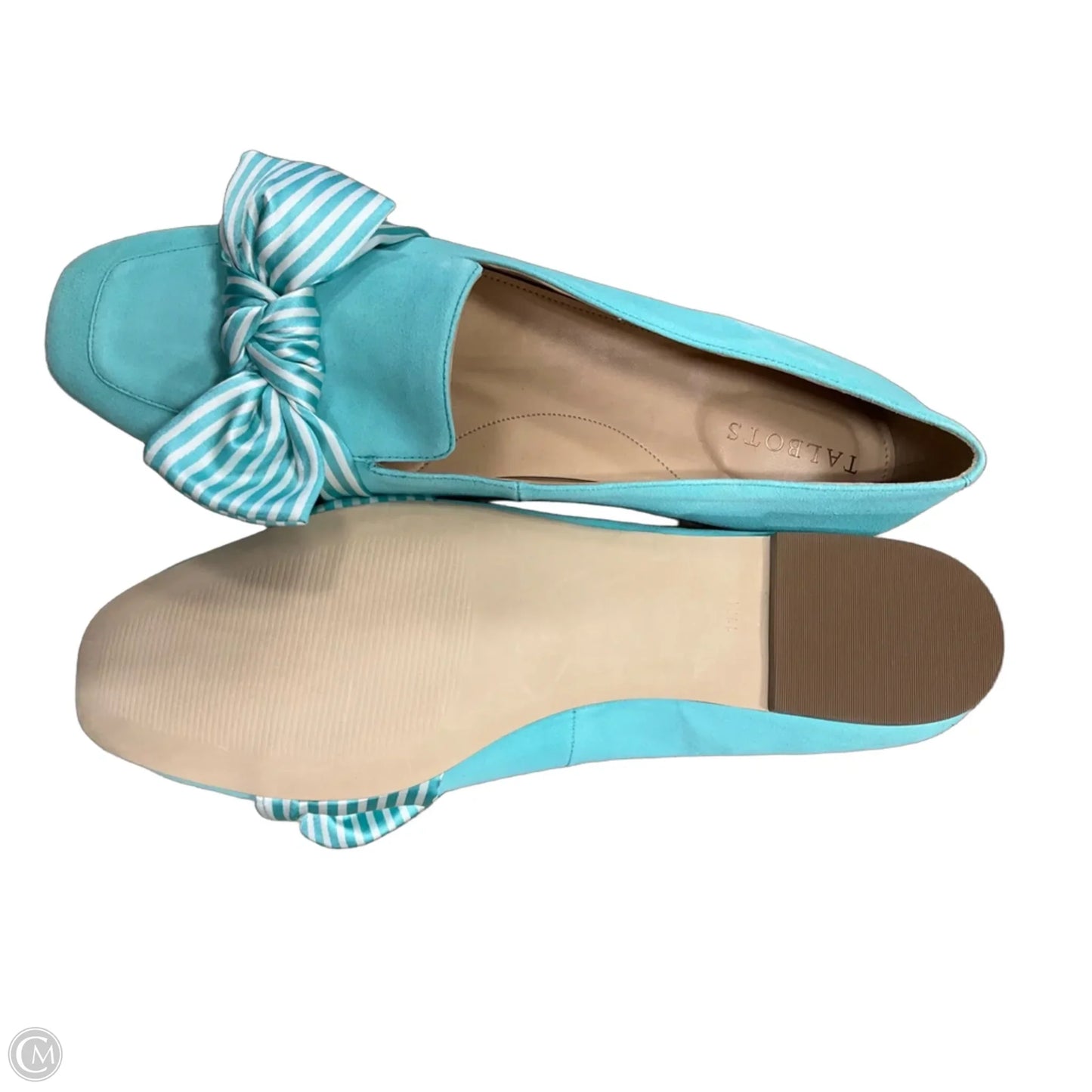 Shoes Flats By Talbots In Aqua, Size: 11