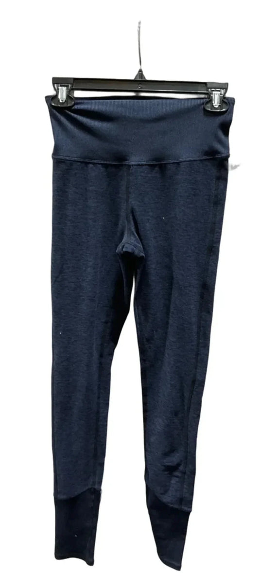 Athletic Leggings By Alo In Blue, Size: S