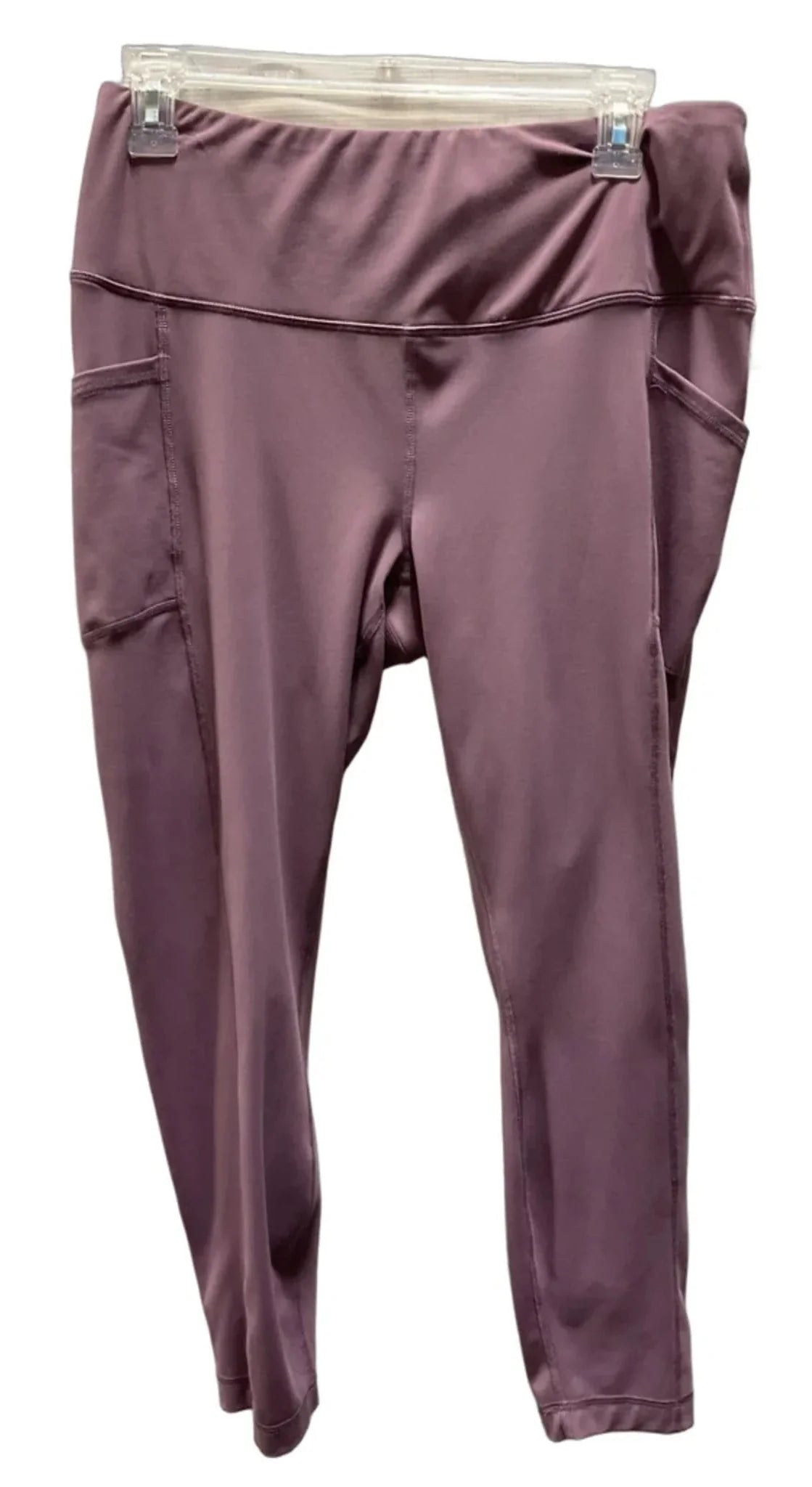 Athletic Leggings By Yogalicious In Purple, Size: Xl