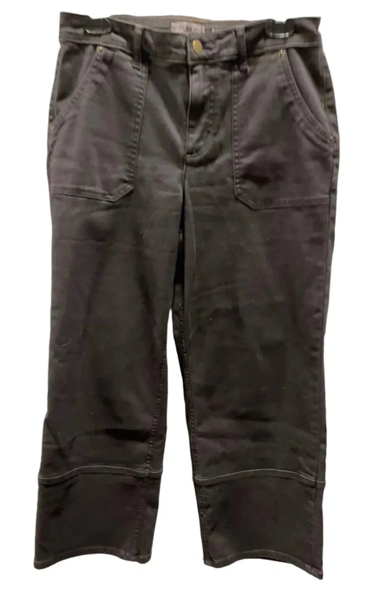 Jeans Wide Leg By Logo In Black, Size: 6