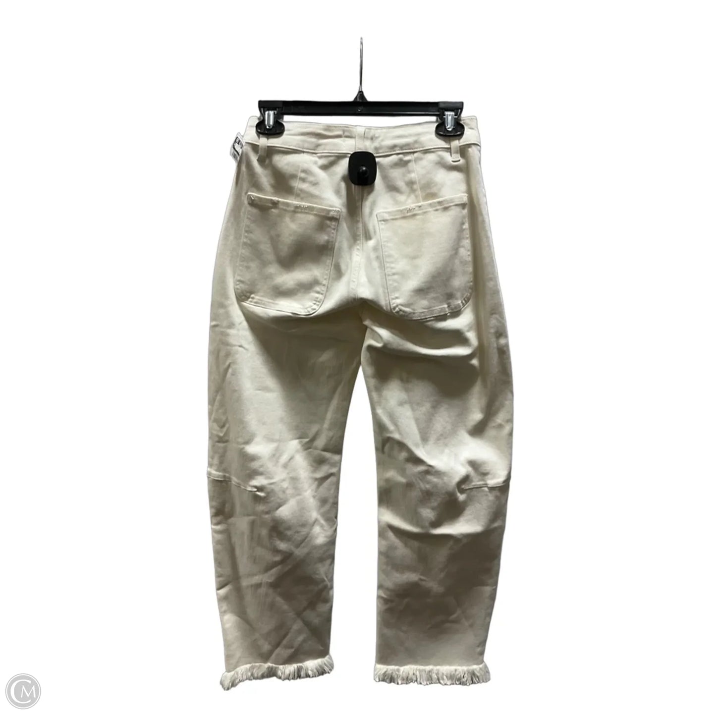 Jeans Wide Leg By Anniewear In Cream, Size: S
