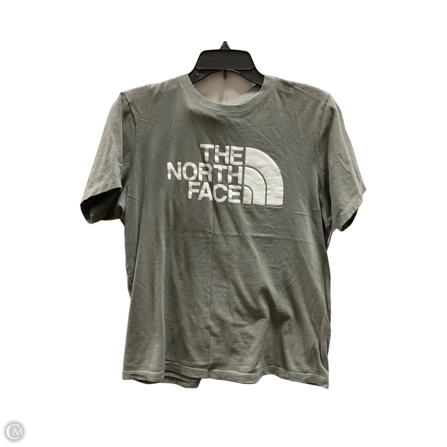 Athletic Top Short Sleeve By The North Face In Green, Size: L