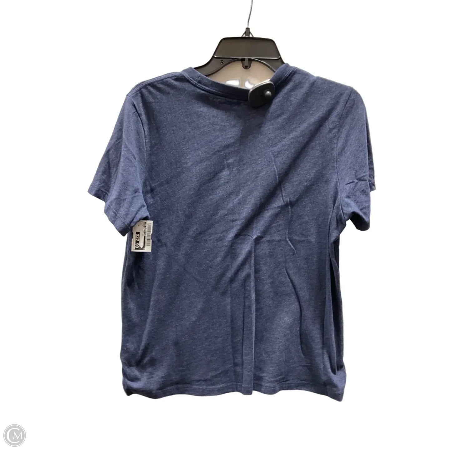 Athletic Top Short Sleeve By The North Face In Blue, Size: M