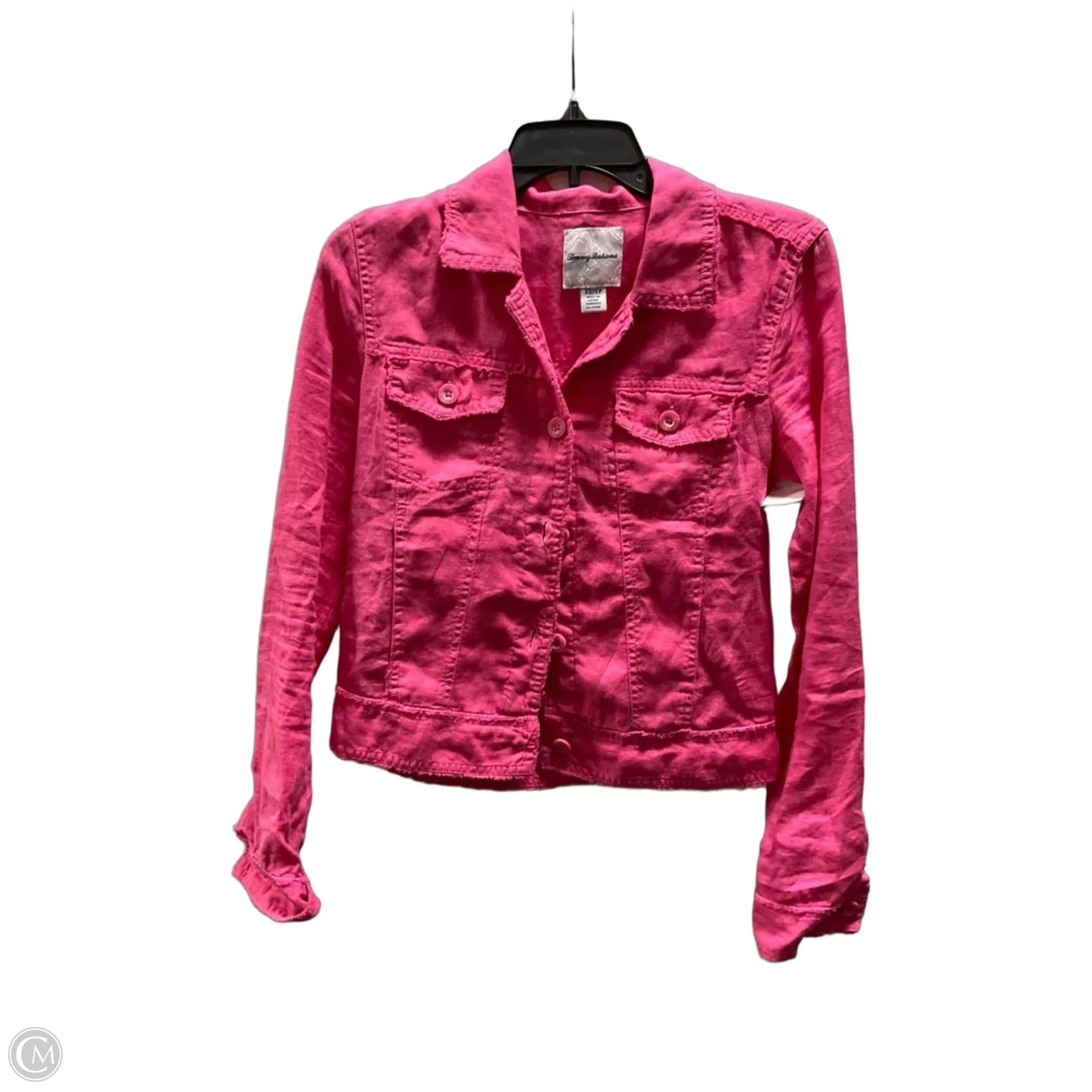 Blouse Long Sleeve By Tommy Bahama In Pink, Size: Xs