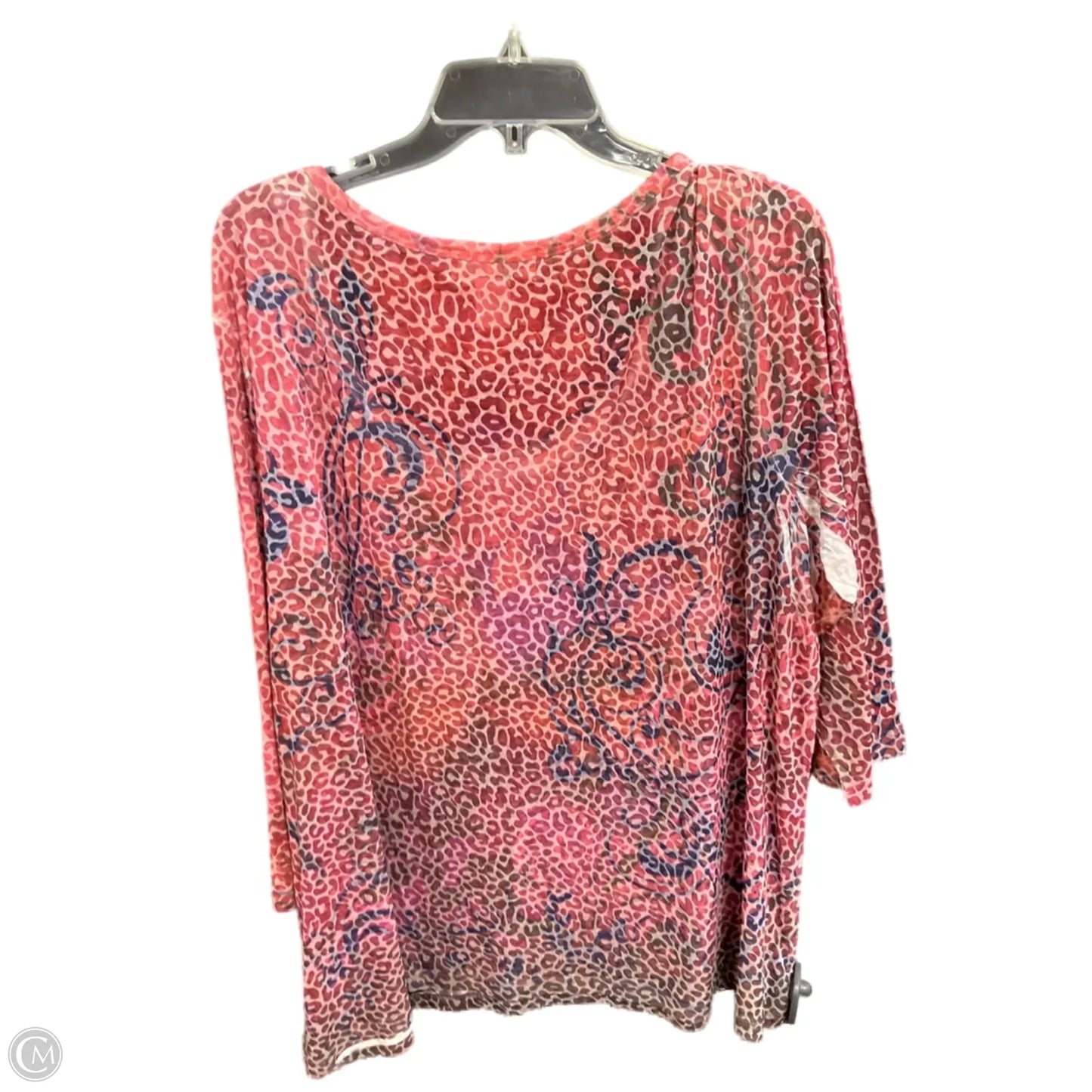 Top Long Sleeve By Appropriate Behavior In Mauve, Size: 4x