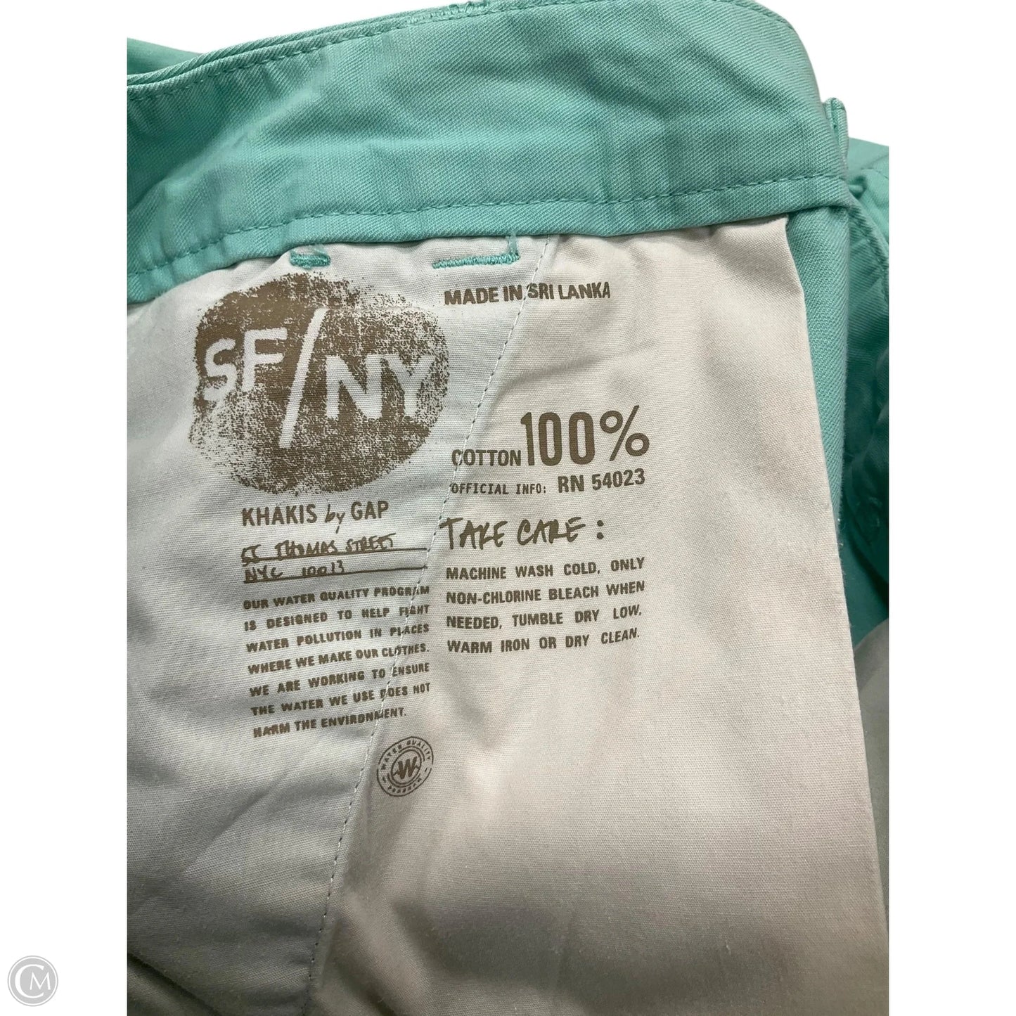 Shorts By Gap In Aqua, Size: 6