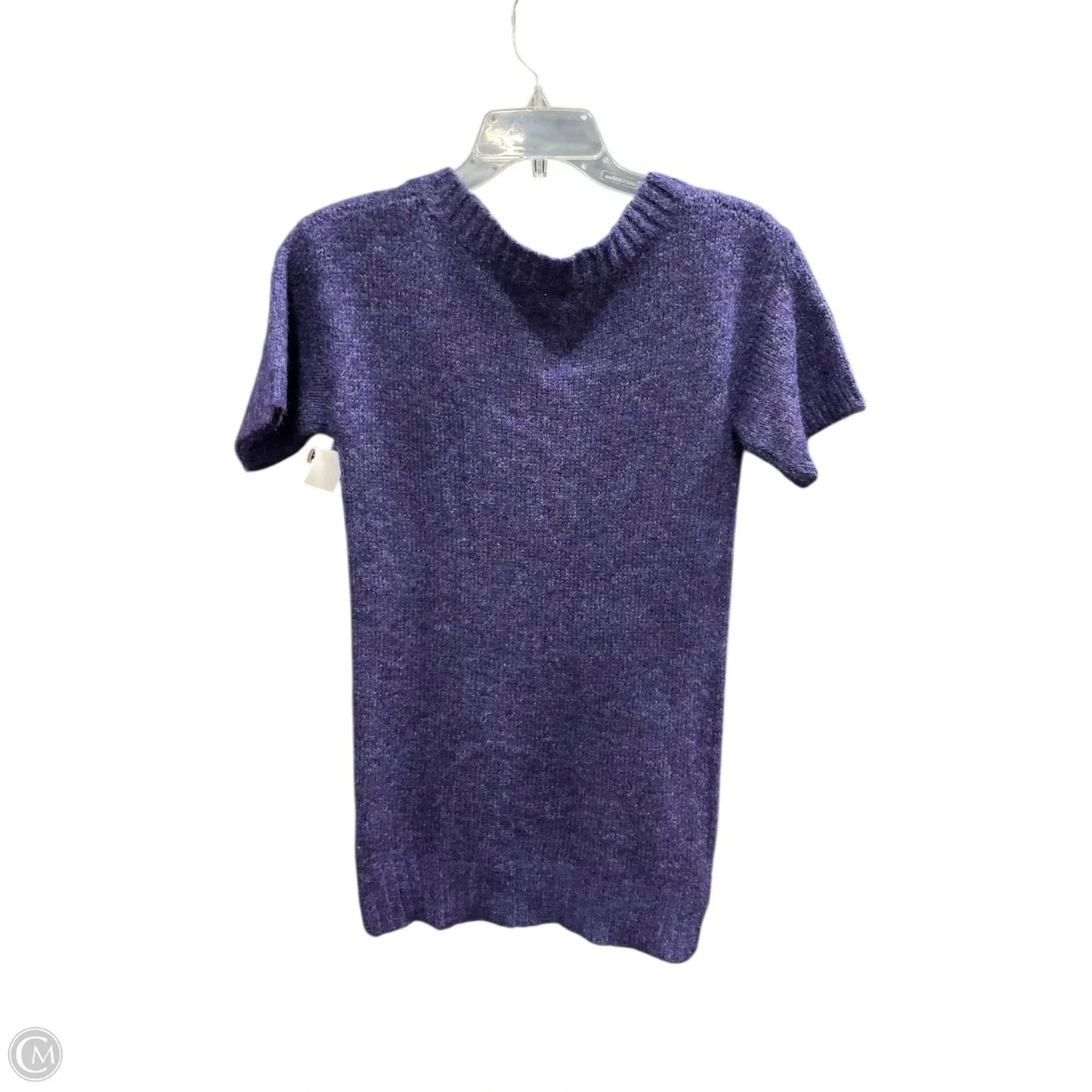 Sweater Short Sleeve By J. Crew In Purple, Size: S