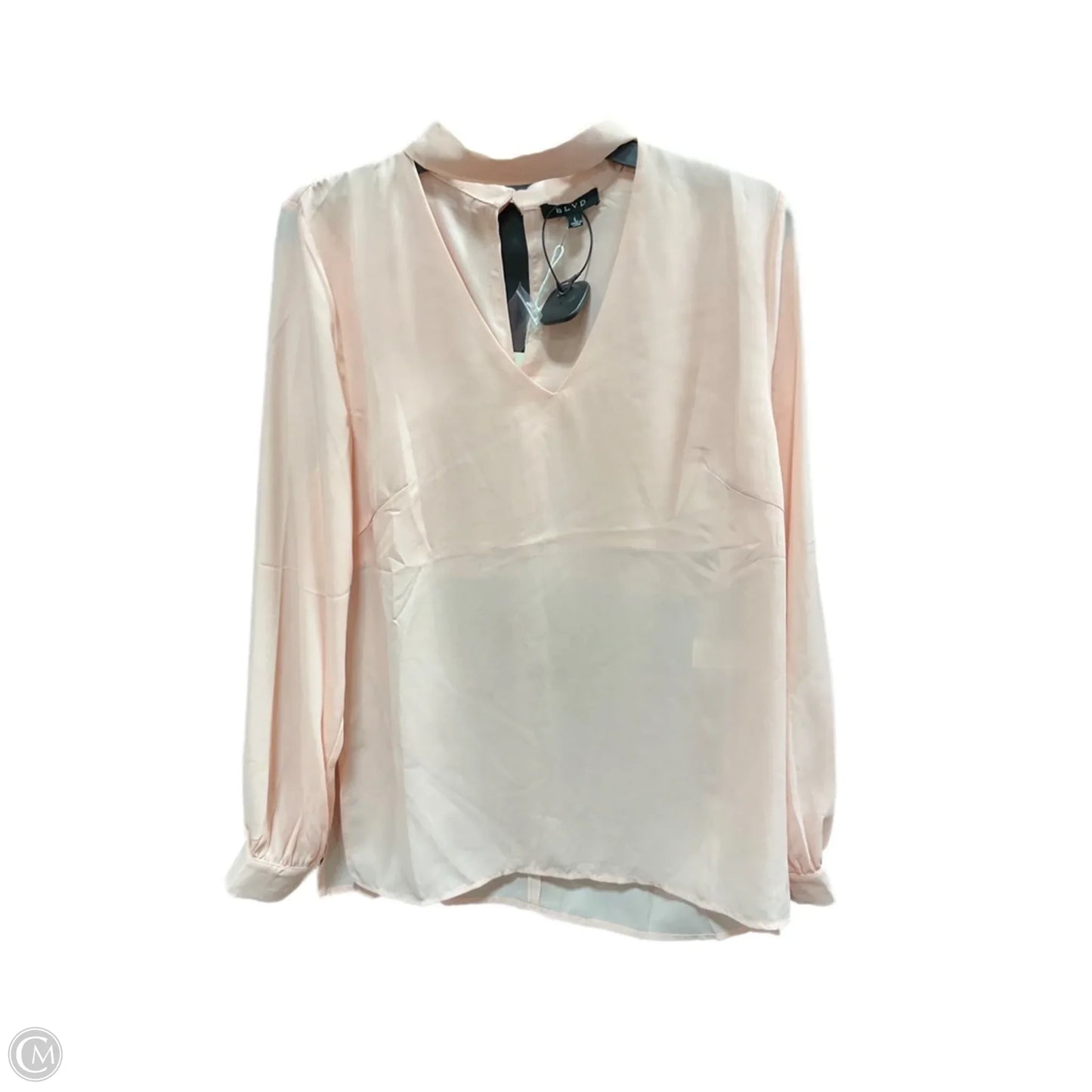 Top Long Sleeve By Clothes Mentor In Peach, Size: L