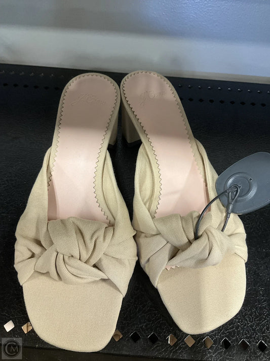 Shoes Heels Kitten By J. Crew In Tan, Size: 5.5