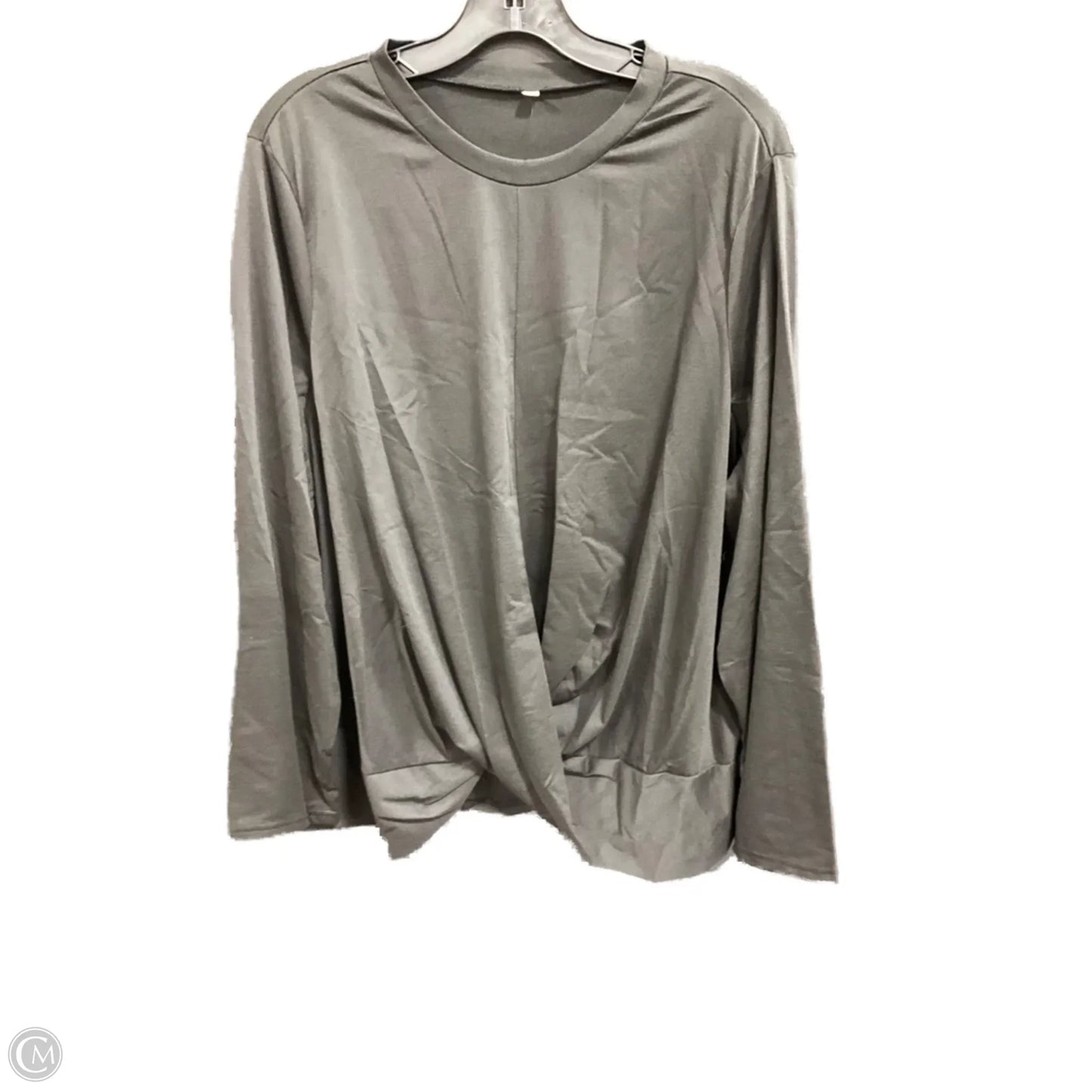 Top Long Sleeve Basic By Clothes Mentor In Black, Size: 4x