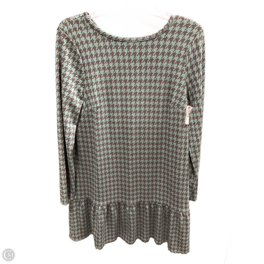 Dress Casual Short By Loft In Plaid Pattern, Size: M