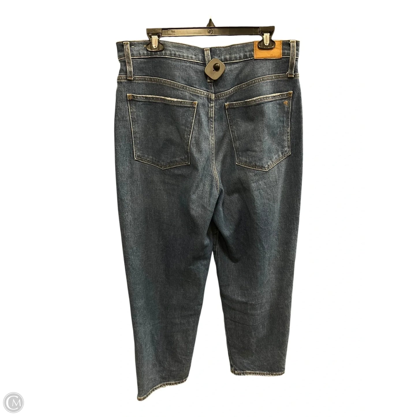 Jeans Straight By Madewell In Blue Denim, Size: 8