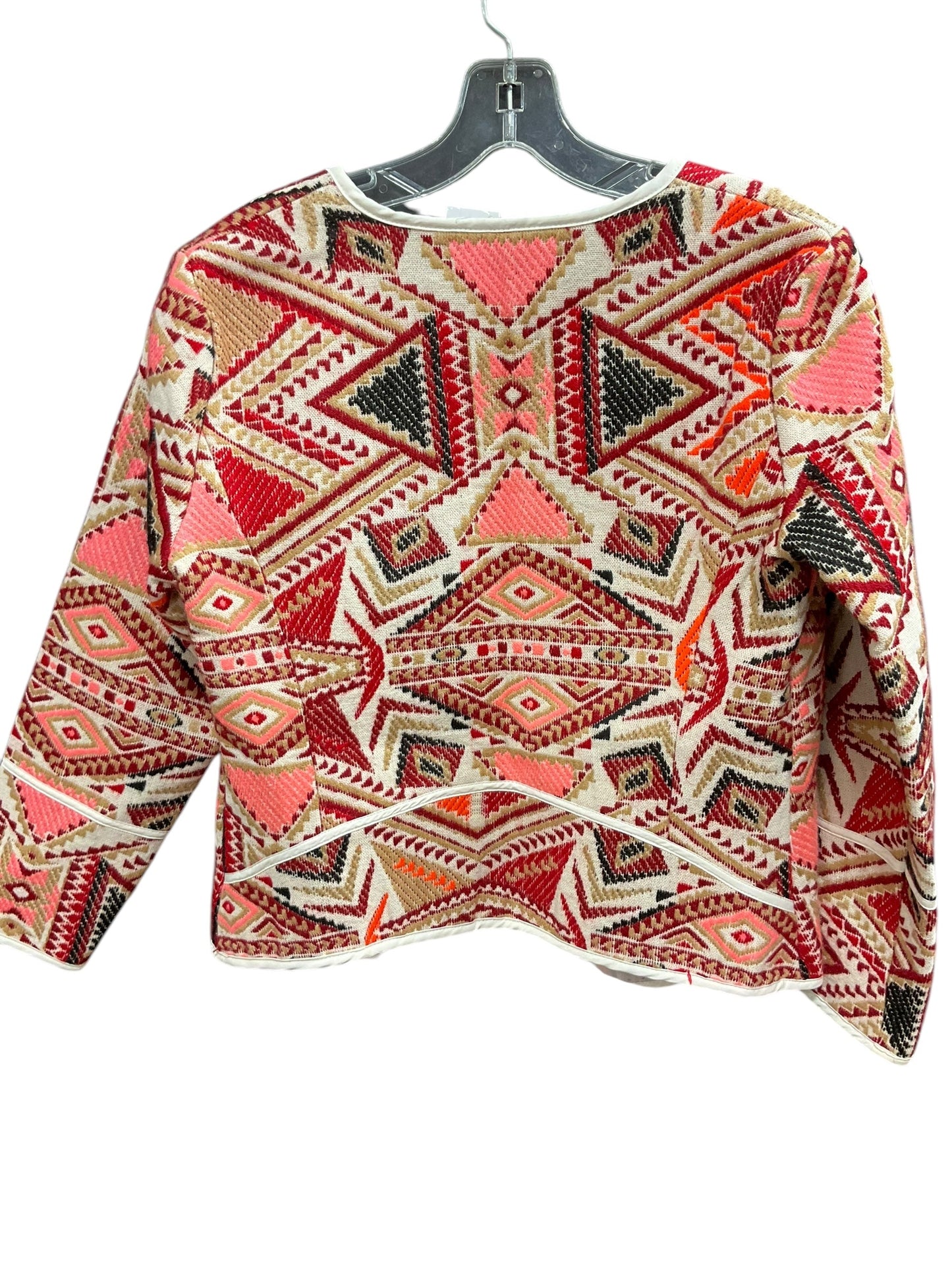 Jacket Other By New York And Co In Red & Tan, Size: S