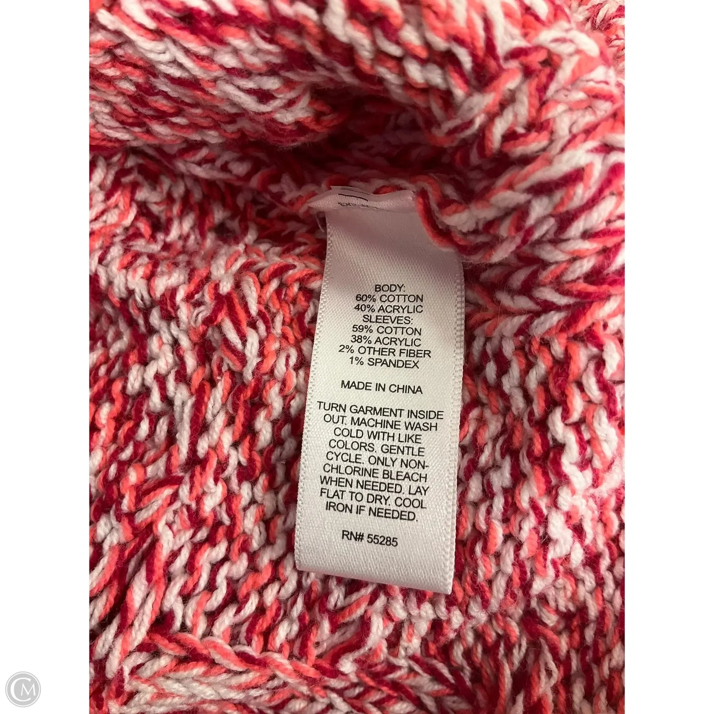 Sweater By Express In Red, Size: Xs