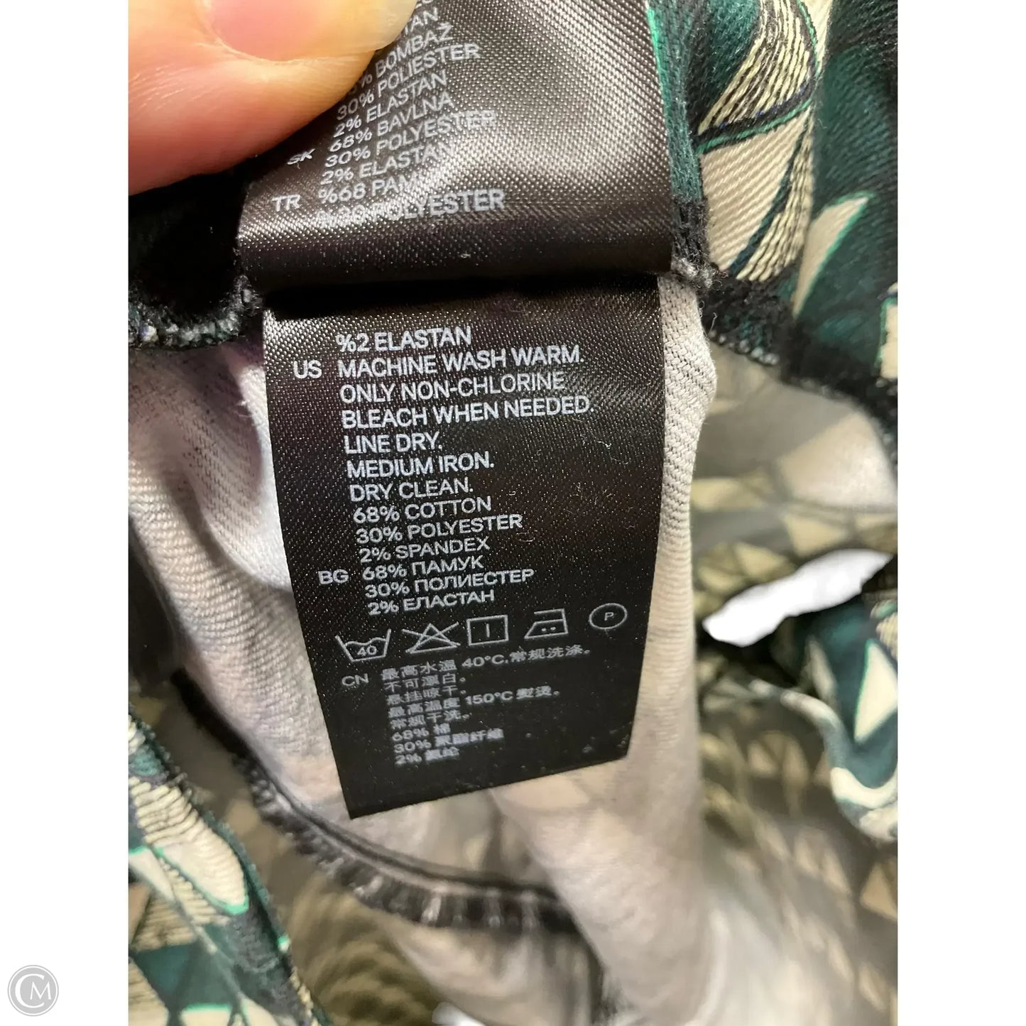 Pants Leggings By H&m In Green, Size: 8