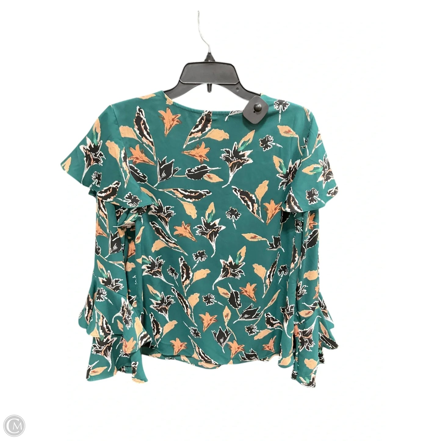 Top Long Sleeve By Clothes Mentor In Green, Size: M