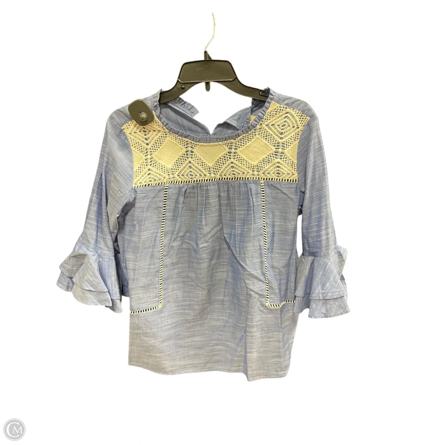 Top Long Sleeve By Loft In Blue, Size: S