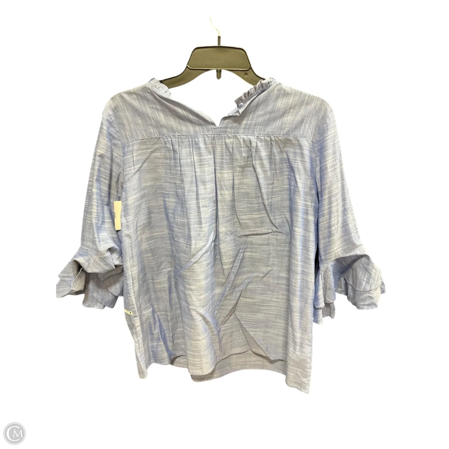 Top Long Sleeve By Loft In Blue, Size: S