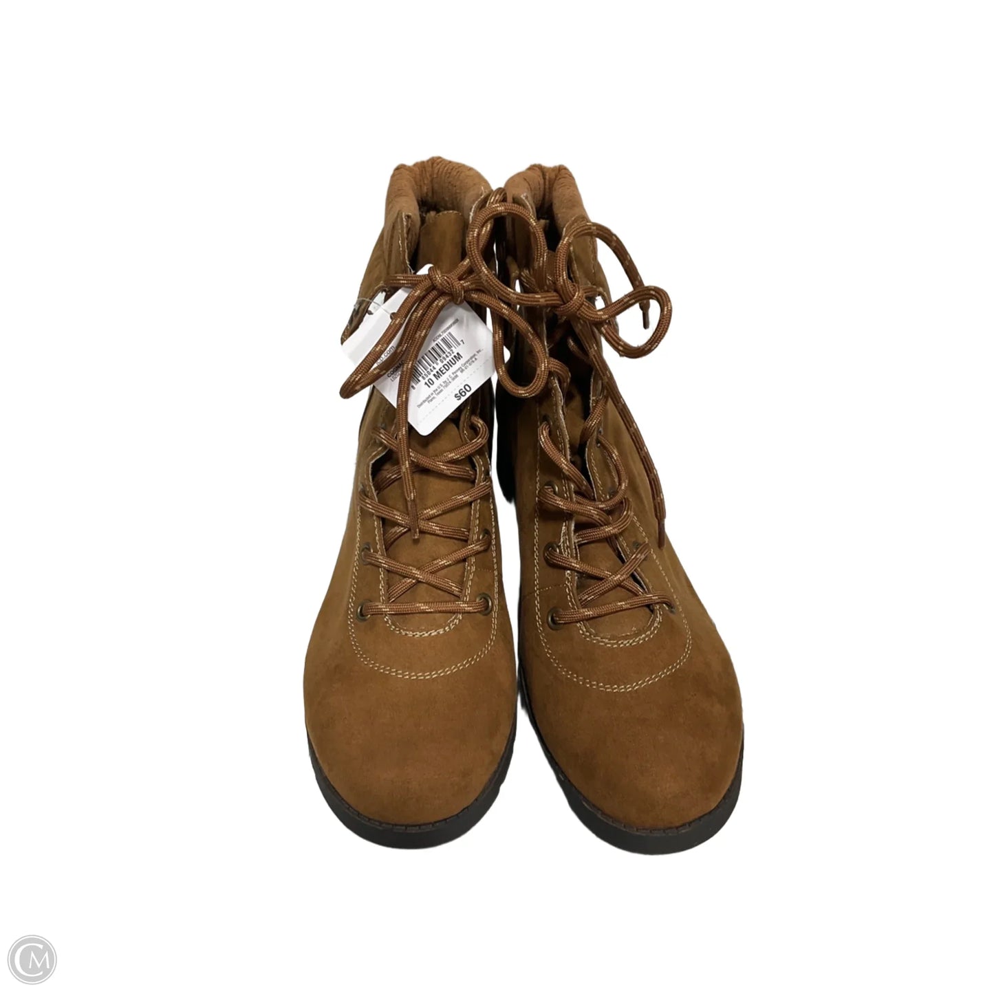 Boots Ankle Flats By St Johns Bay In Brown, Size: 10