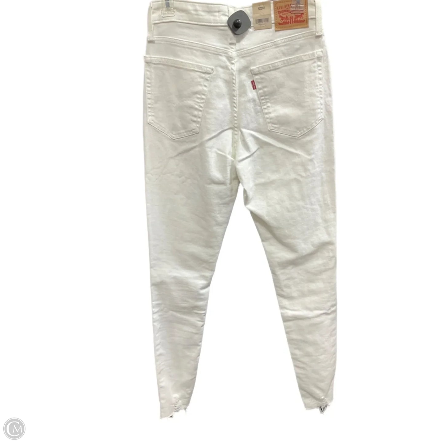 Jeans Skinny By Levis In Cream, Size: 6