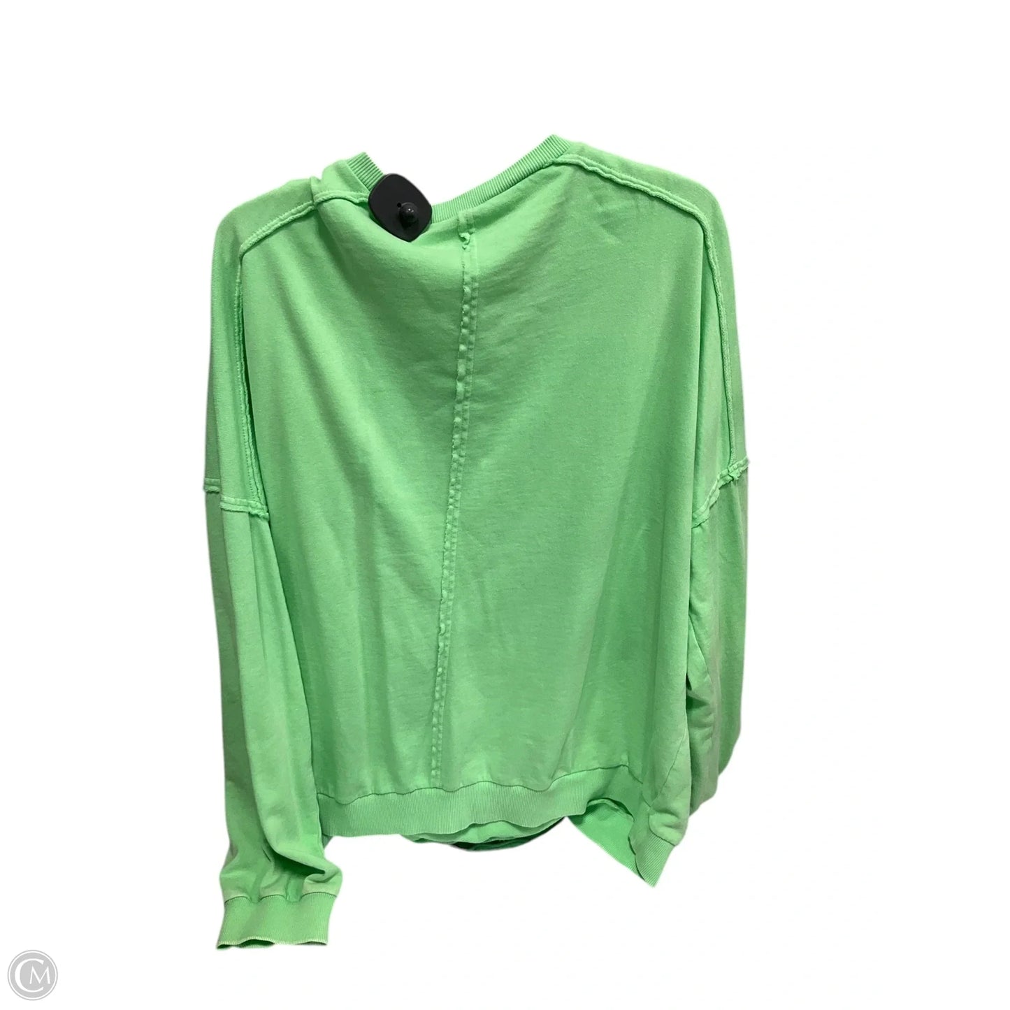 Top Long Sleeve By Easel In Green, Size: L