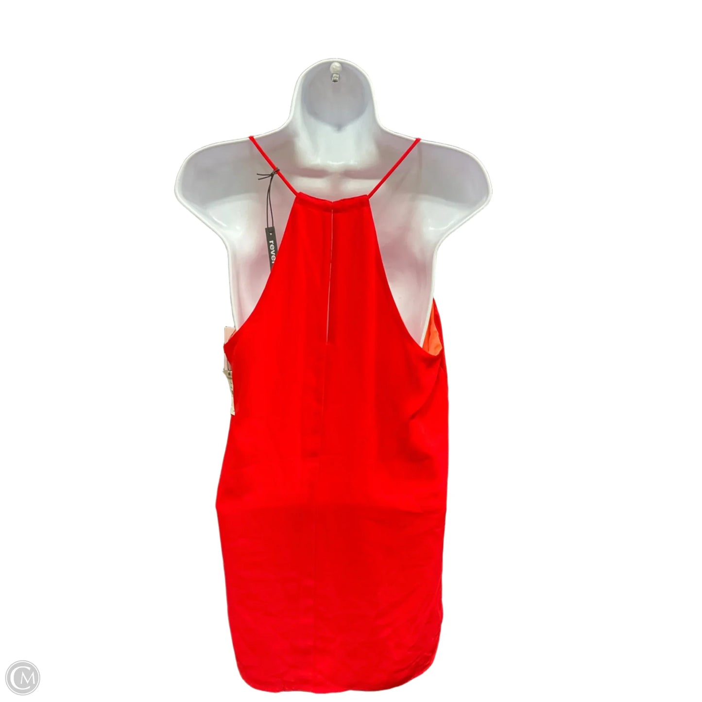 Top Sleeveless By Express In Orange & Red, Size: M