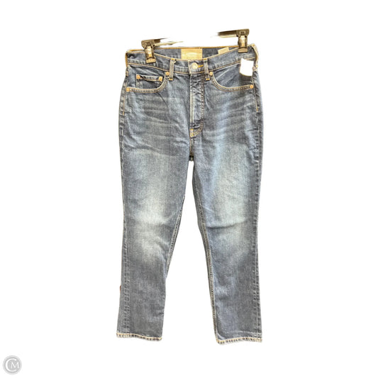 Jeans Straight By Everlane In Blue Denim, Size: 4