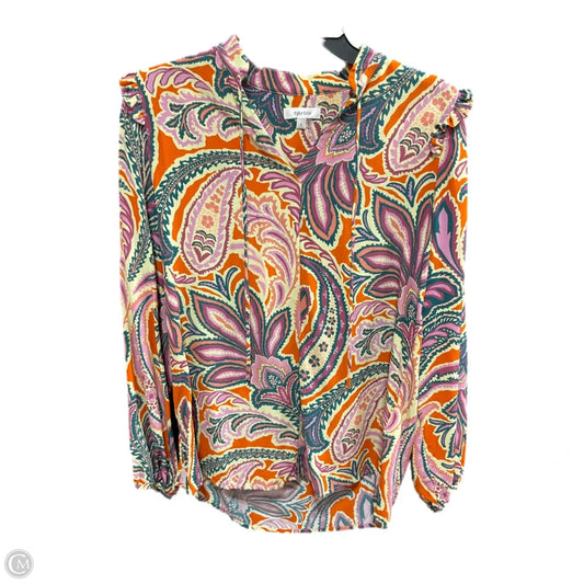 Top 3/4 Sleeve By Tyler Boe In Multi-colored, Size: S