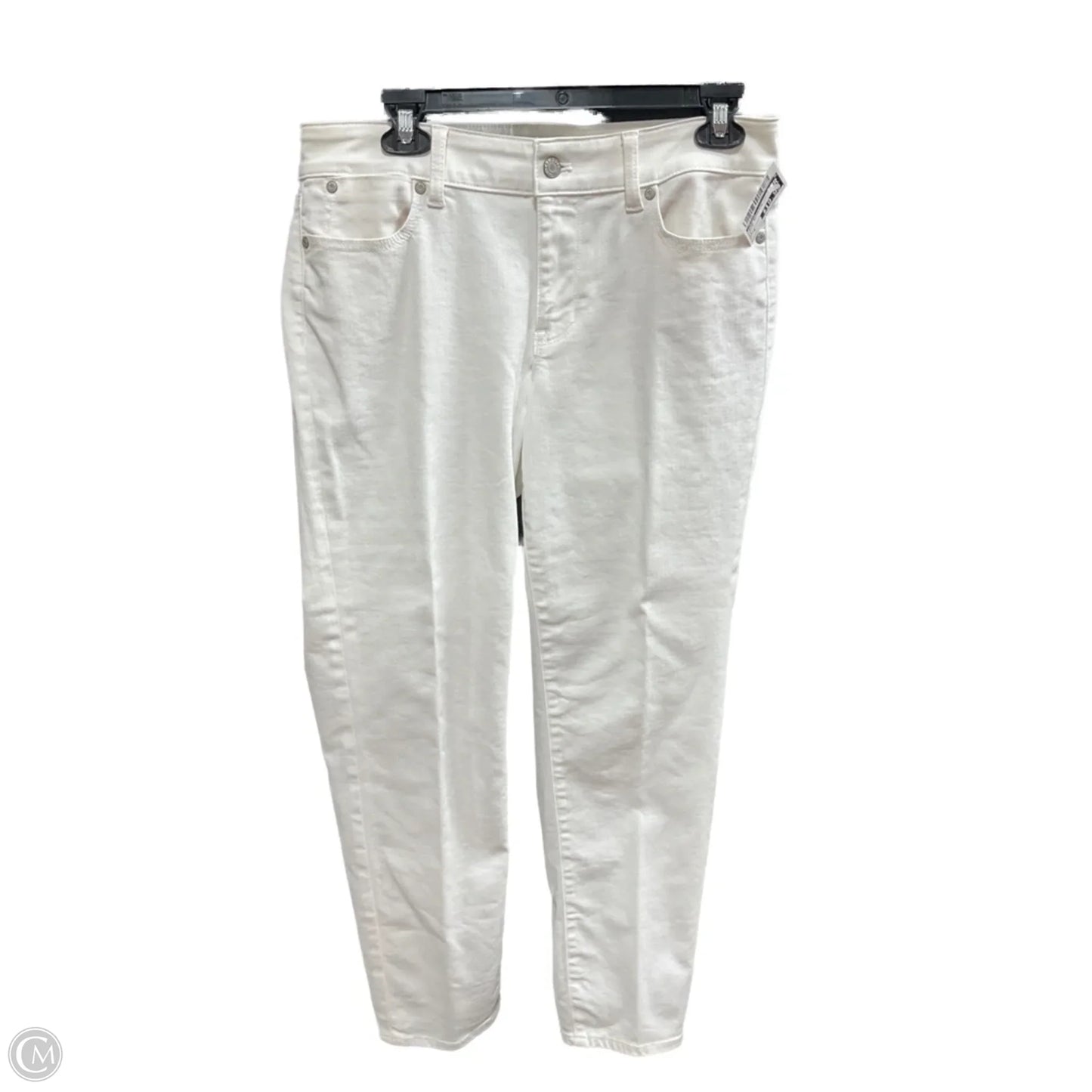 Jeans Boyfriend By Talbots In White, Size: 6