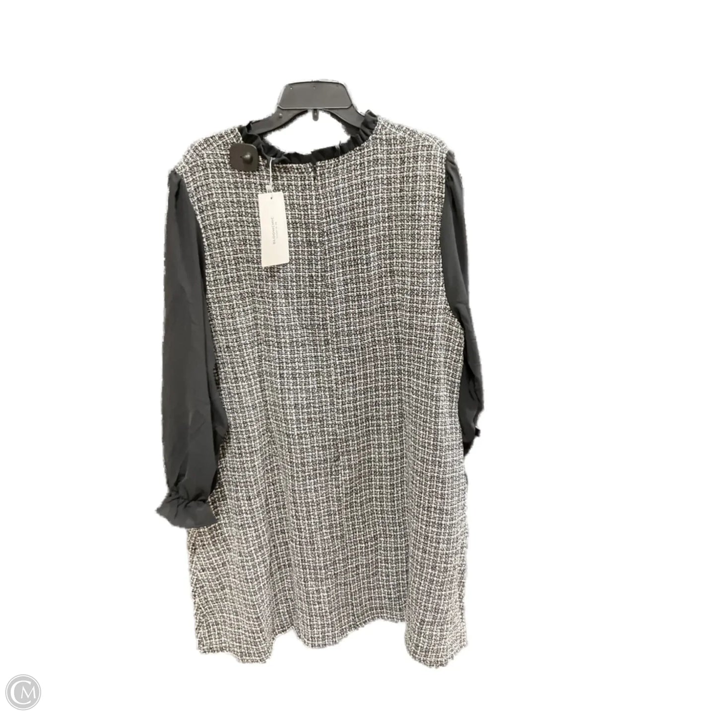 Dress Casual Midi By Clothes Mentor In Plaid Pattern, Size: 4x