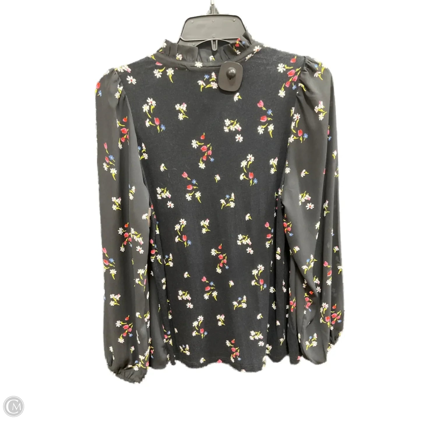 Top Long Sleeve By Loft In Floral Print, Size: M